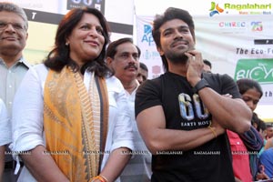 Ram Charan Earth Hour Cycle Ride