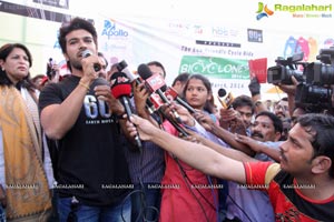 Ram Charan Earth Hour Cycle Ride