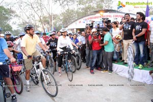 Ram Charan Earth Hour Cycle Ride