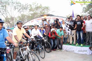 Ram Charan Earth Hour Cycle Ride