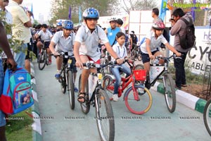 Ram Charan Earth Hour Cycle Ride