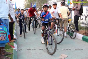 Ram Charan Earth Hour Cycle Ride