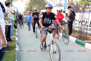 Ram Charan Earth Hour Cycle Ride