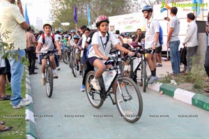 Ram Charan Earth Hour Cycle Ride