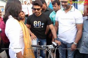 Ram Charan Earth Hour Cycle Ride