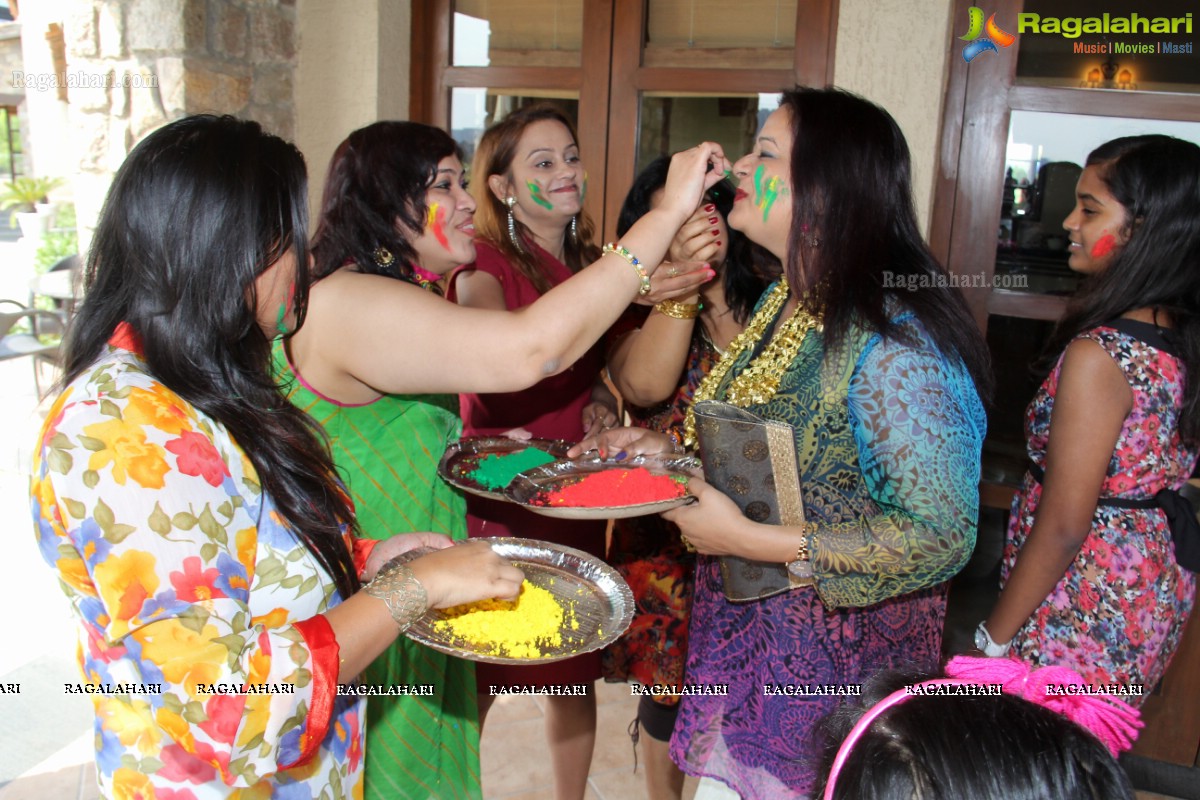 Runki-Sumit Goswami's Bling and Full of Color Holi Party