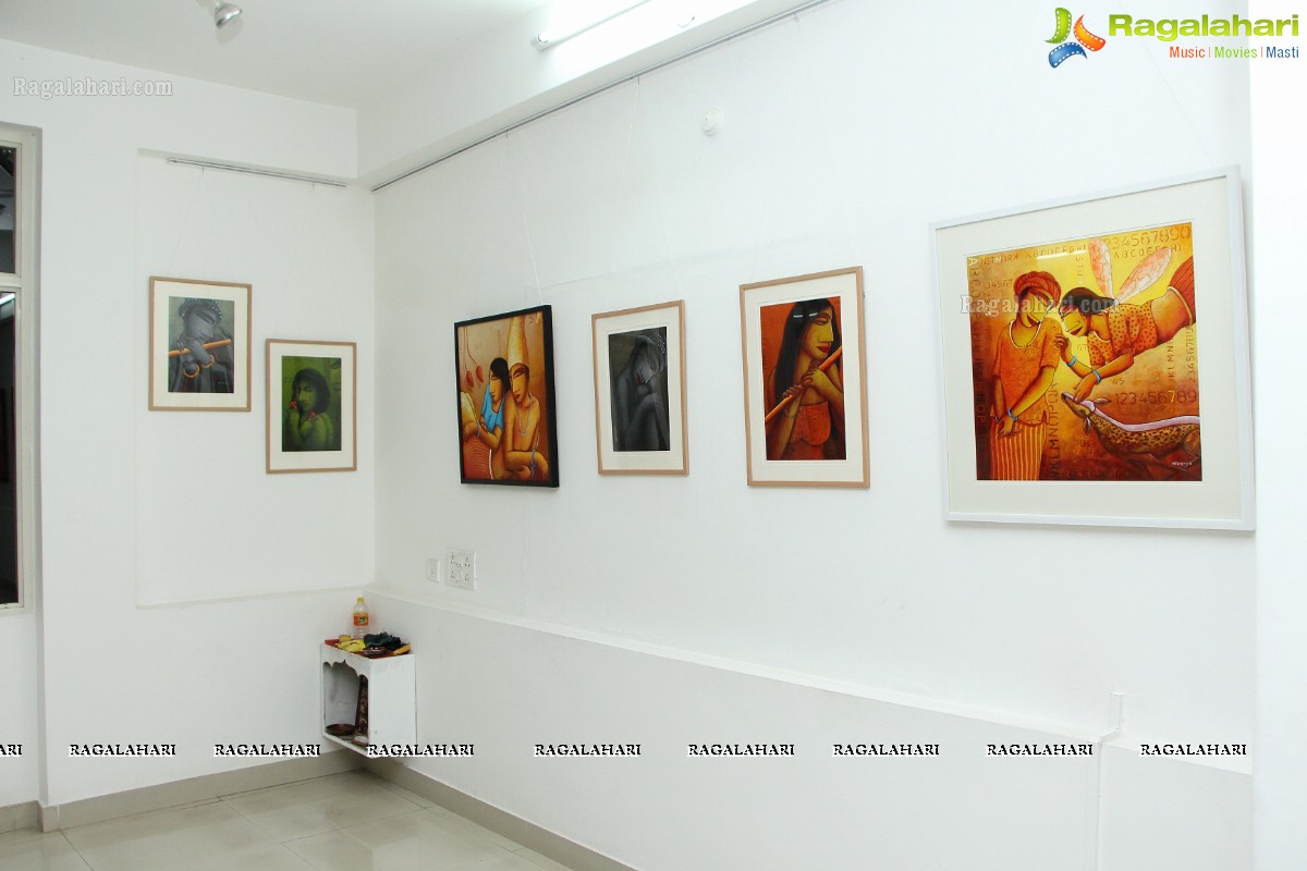 The Bonding of Dream by Samir Sarkar at Space Art Gallery, Hyderabad