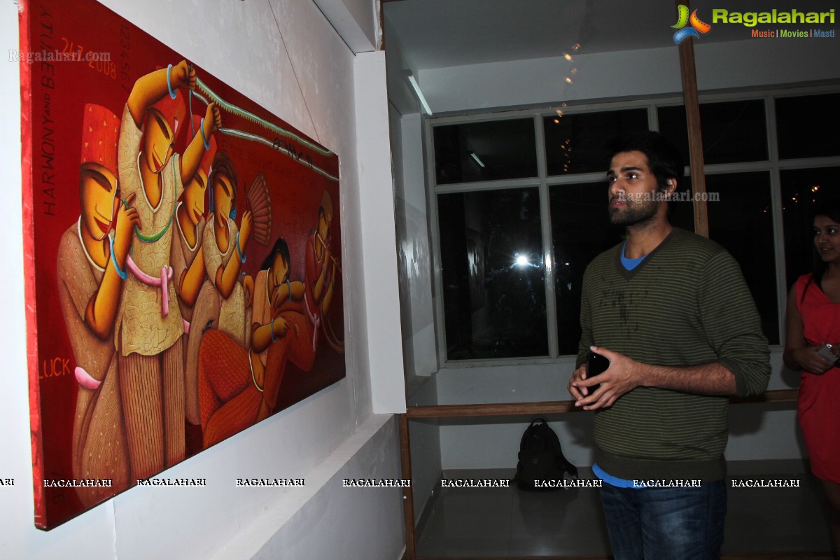 The Bonding of Dream by Samir Sarkar at Space Art Gallery, Hyderabad