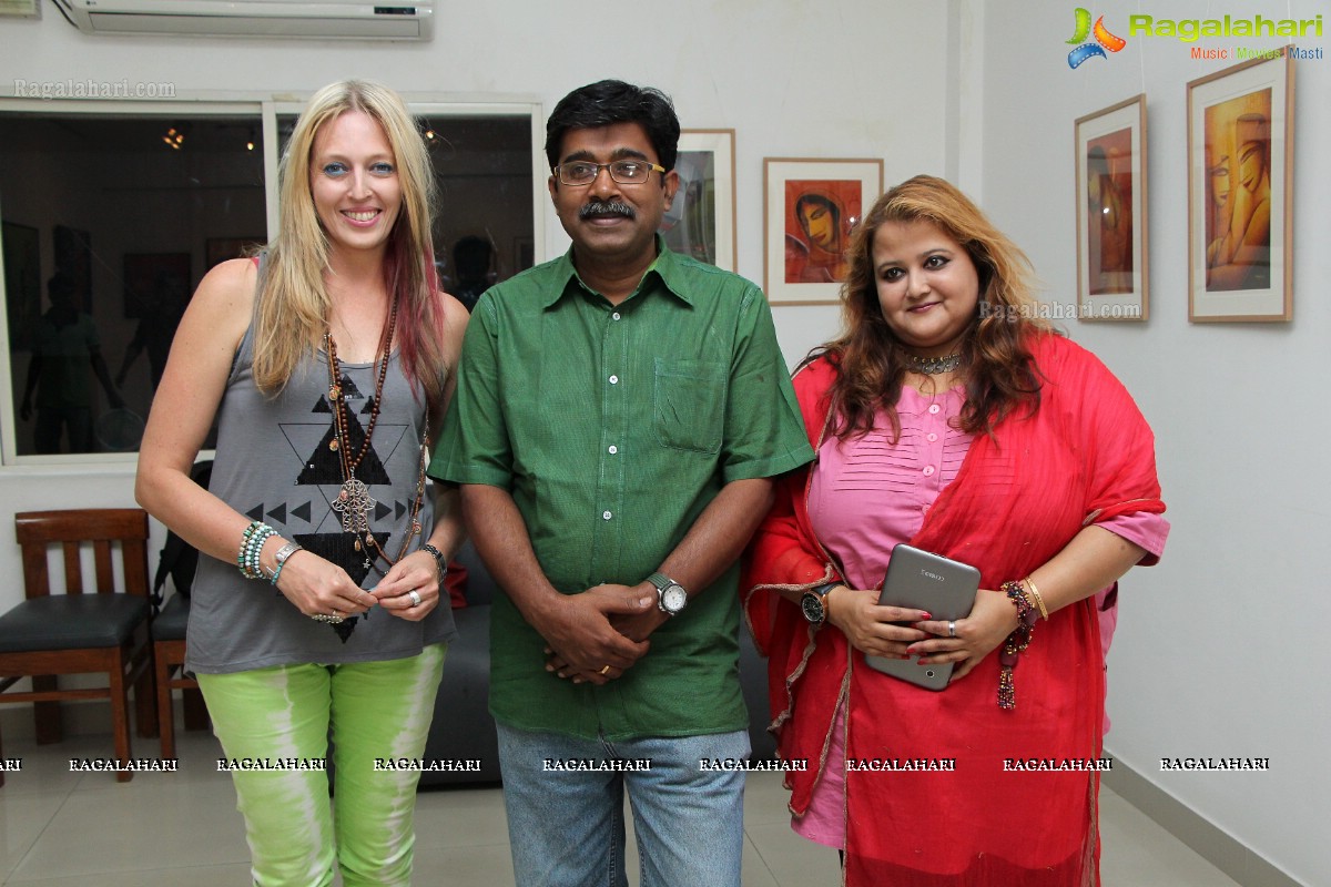 The Bonding of Dream by Samir Sarkar at Space Art Gallery, Hyderabad