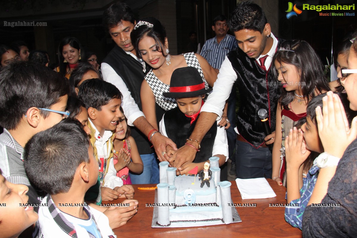 Prince Vidhan Birthday 2014 at Marriott Pool Side, Hyderabad