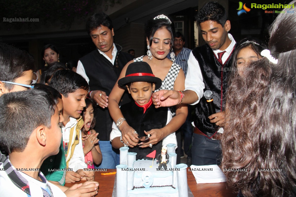 Prince Vidhan Birthday 2014 at Marriott Pool Side, Hyderabad