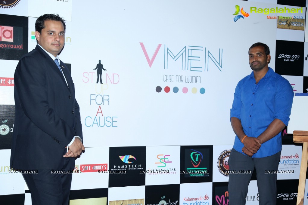 V Men Awareness Fashion Walk Logo Launch