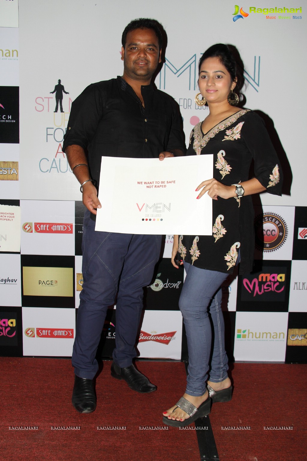 V Men Awareness Fashion Walk Logo Launch