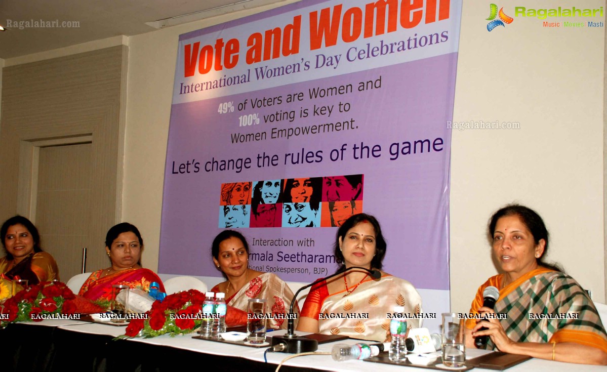 Vote & Women - Nirmala Sitharaman's Interactive Session