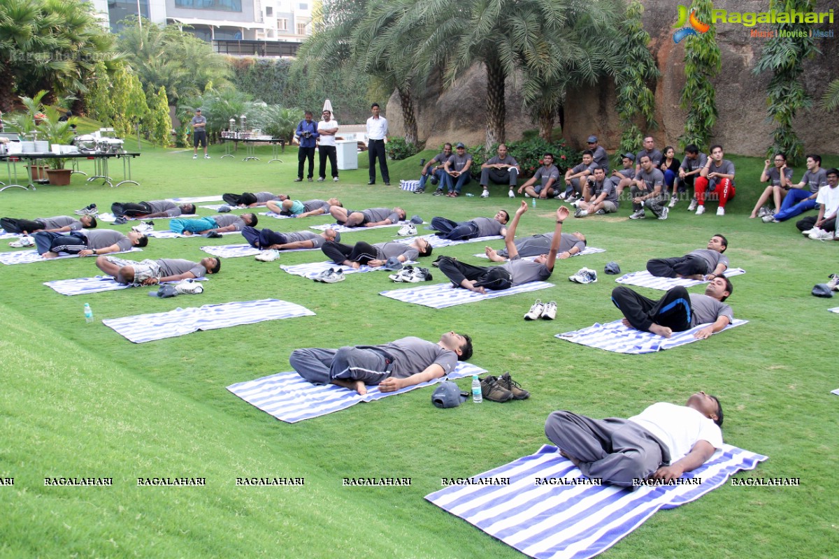 Wellness Run and Yoga at Westin, Hyderabad