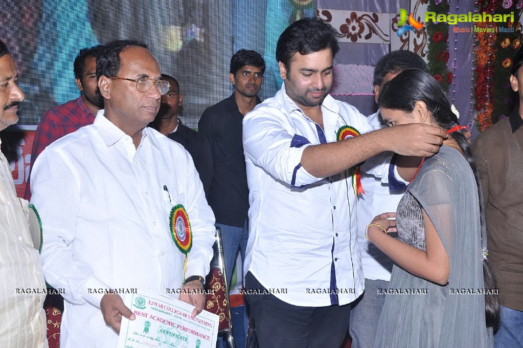 Nara Rohit at Eswar College Of Engineering 7th Anniversary Celebrations