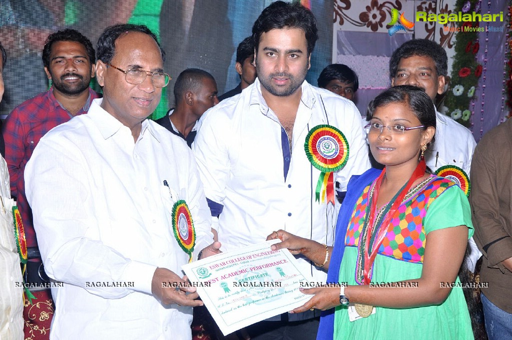 Nara Rohit at Eswar College Of Engineering 7th Anniversary Celebrations