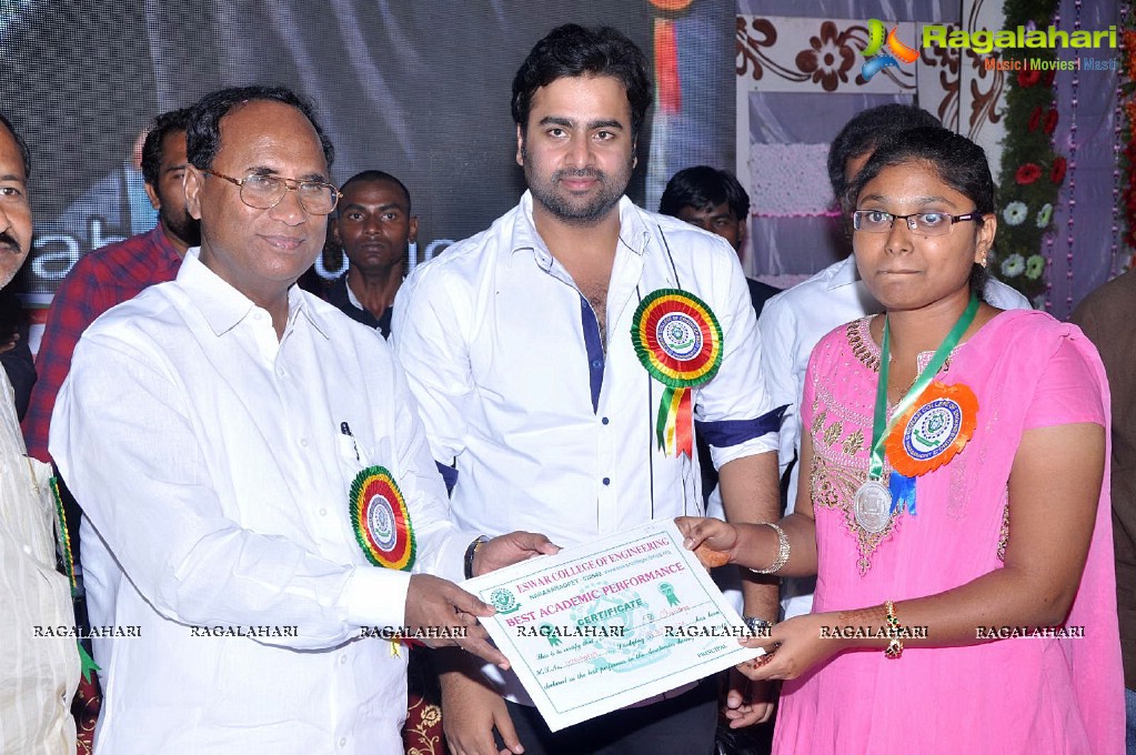 Nara Rohit at Eswar College Of Engineering 7th Anniversary Celebrations