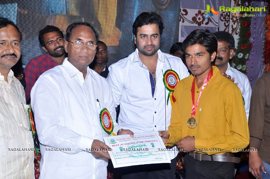 Nara Rohit at Eswar College Of Engineering 7th Anniversary Celebrations