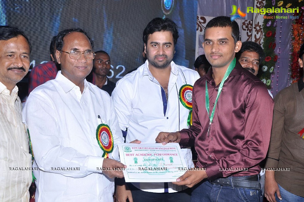 Nara Rohit at Eswar College Of Engineering 7th Anniversary Celebrations