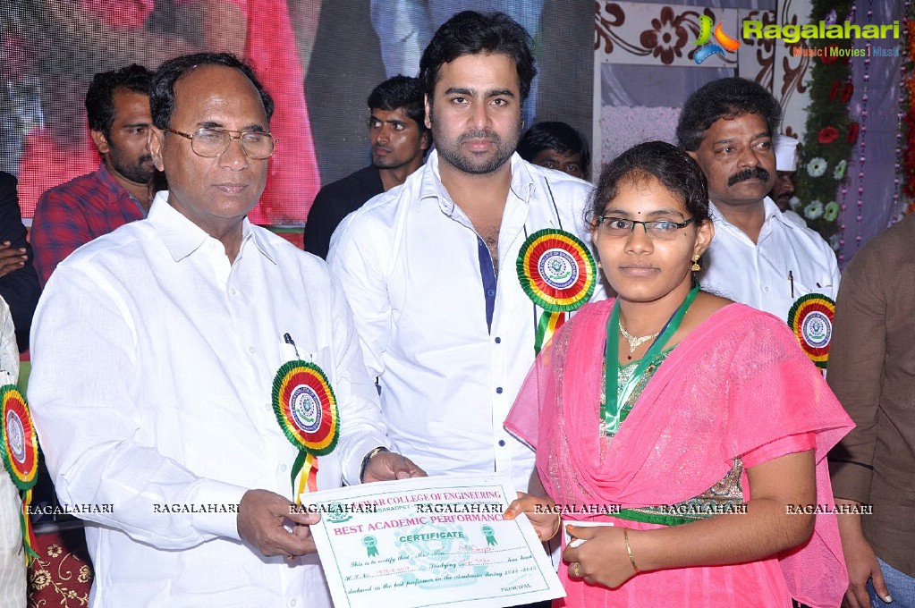 Nara Rohit at Eswar College Of Engineering 7th Anniversary Celebrations