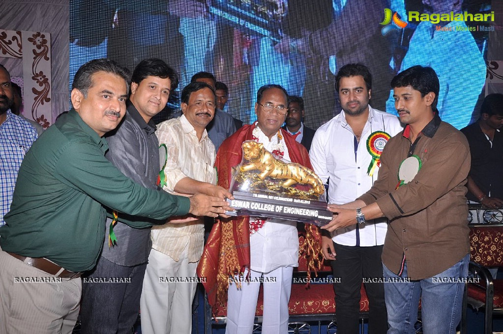 Nara Rohit at Eswar College Of Engineering 7th Anniversary Celebrations