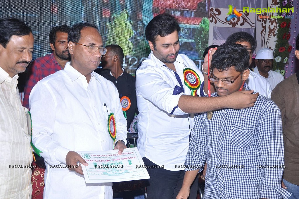 Nara Rohit at Eswar College Of Engineering 7th Anniversary Celebrations