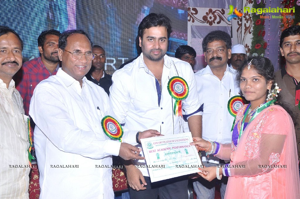 Nara Rohit at Eswar College Of Engineering 7th Anniversary Celebrations