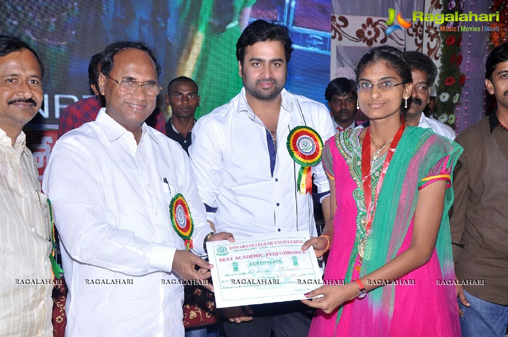 Nara Rohit at Eswar College Of Engineering 7th Anniversary Celebrations