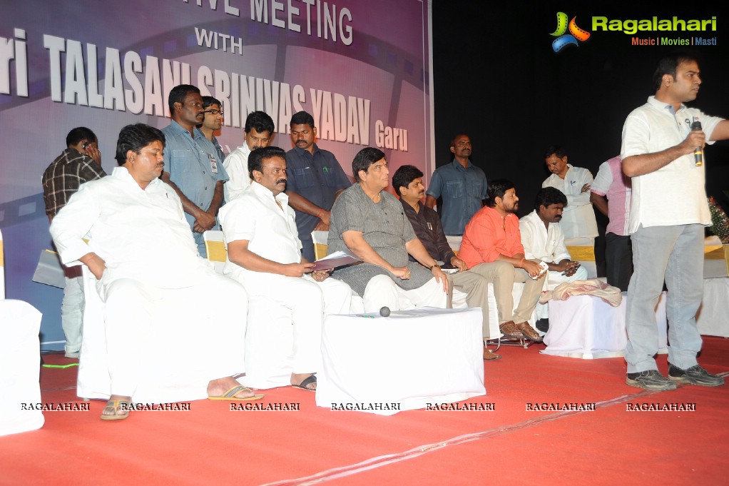 Interactive Meeting with Talasani Srinivas Yadav by Telugu Film Industry