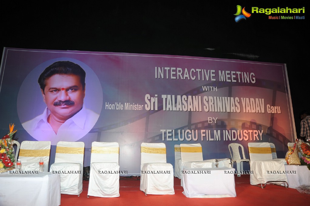 Interactive Meeting with Talasani Srinivas Yadav by Telugu Film Industry
