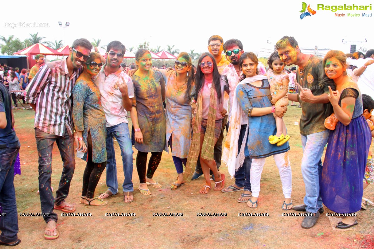 Bang Bang Holi Fest 2015 at Novotel, Hyderabad