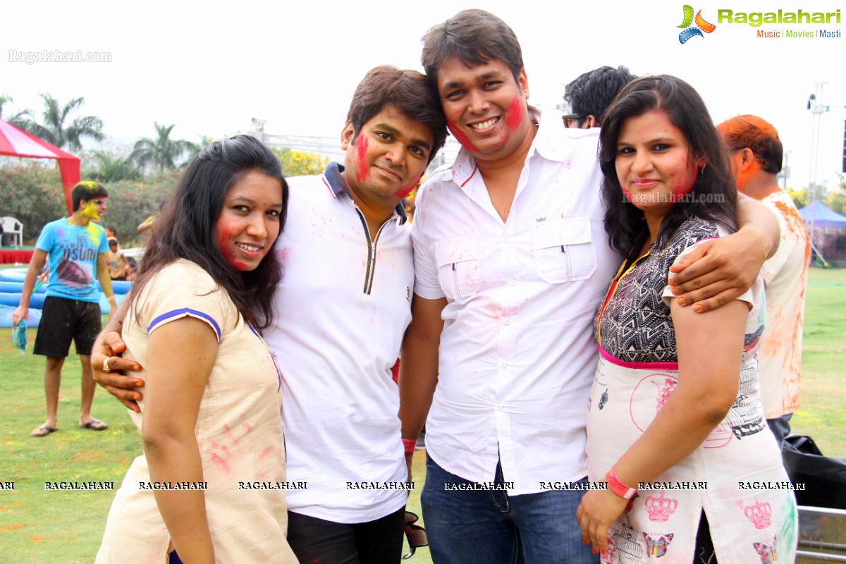 Bang Bang Holi Fest 2015 at Novotel, Hyderabad