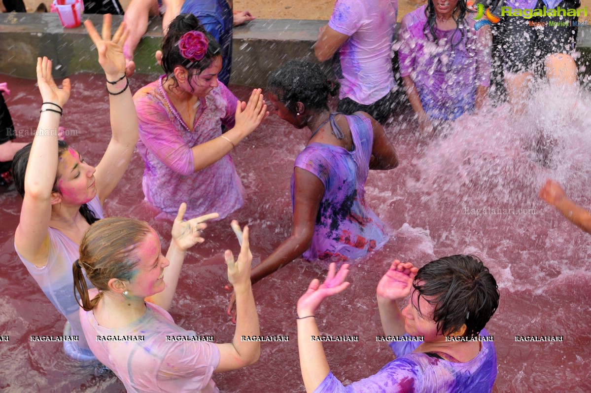 Holi Celebrations 2015 at Bhoot Bhavan, Hyderabad