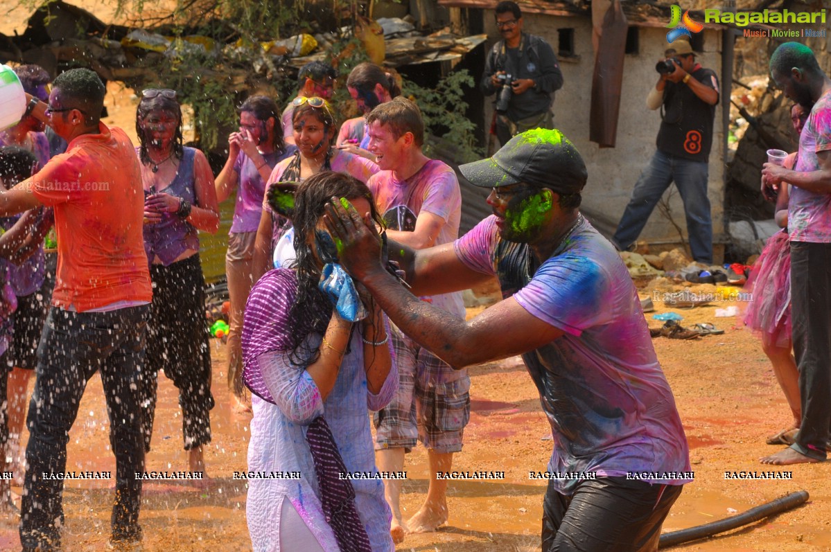 Holi Celebrations 2015 at Bhoot Bhavan, Hyderabad