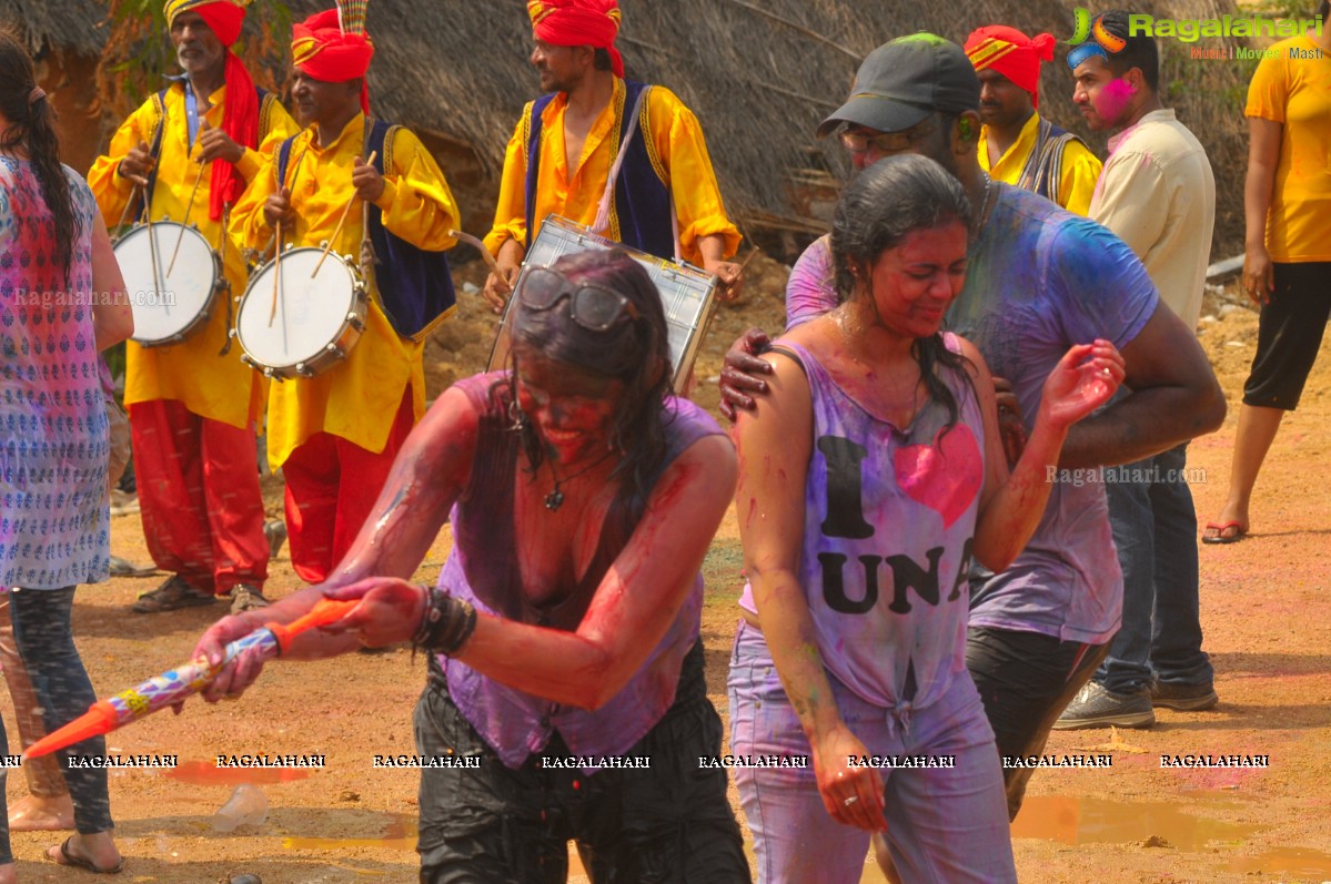 Holi Celebrations 2015 at Bhoot Bhavan, Hyderabad