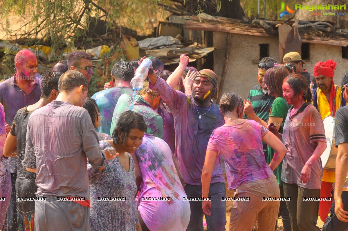 Holi Celebrations 2015 at Bhoot Bhavan, Hyderabad