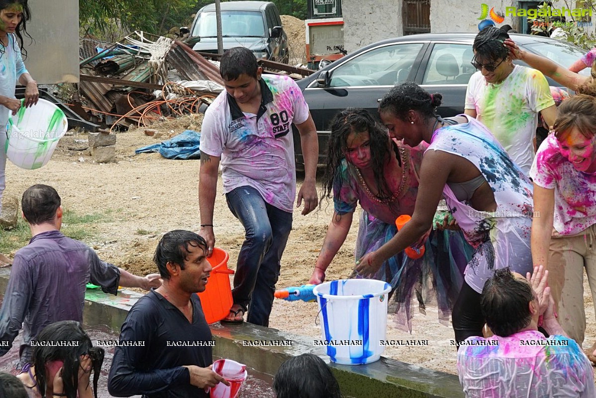 Holi Celebrations 2015 at Bhoot Bhavan, Hyderabad