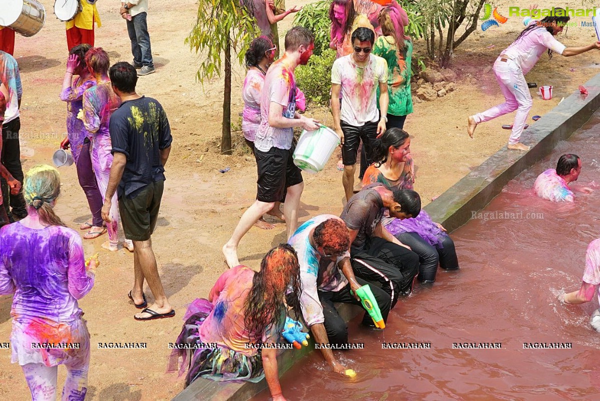 Holi Celebrations 2015 at Bhoot Bhavan, Hyderabad