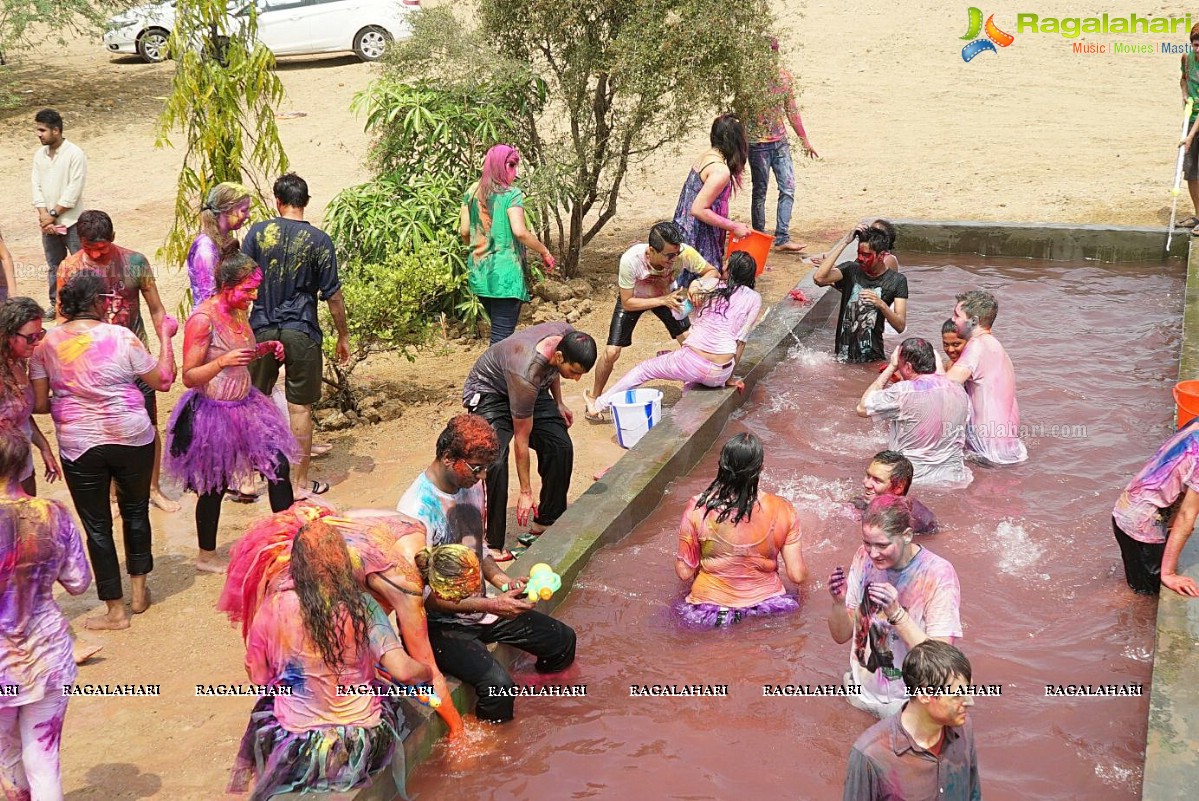 Holi Celebrations 2015 at Bhoot Bhavan, Hyderabad