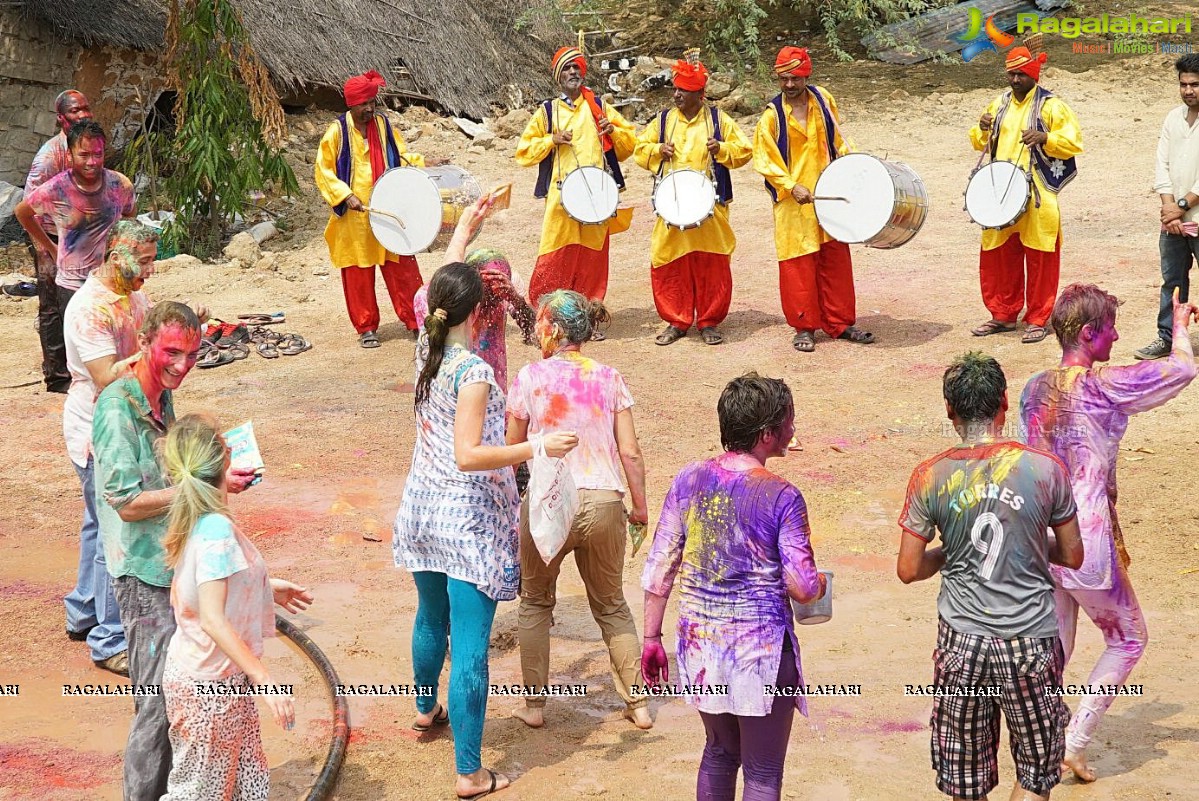 Holi Celebrations 2015 at Bhoot Bhavan, Hyderabad