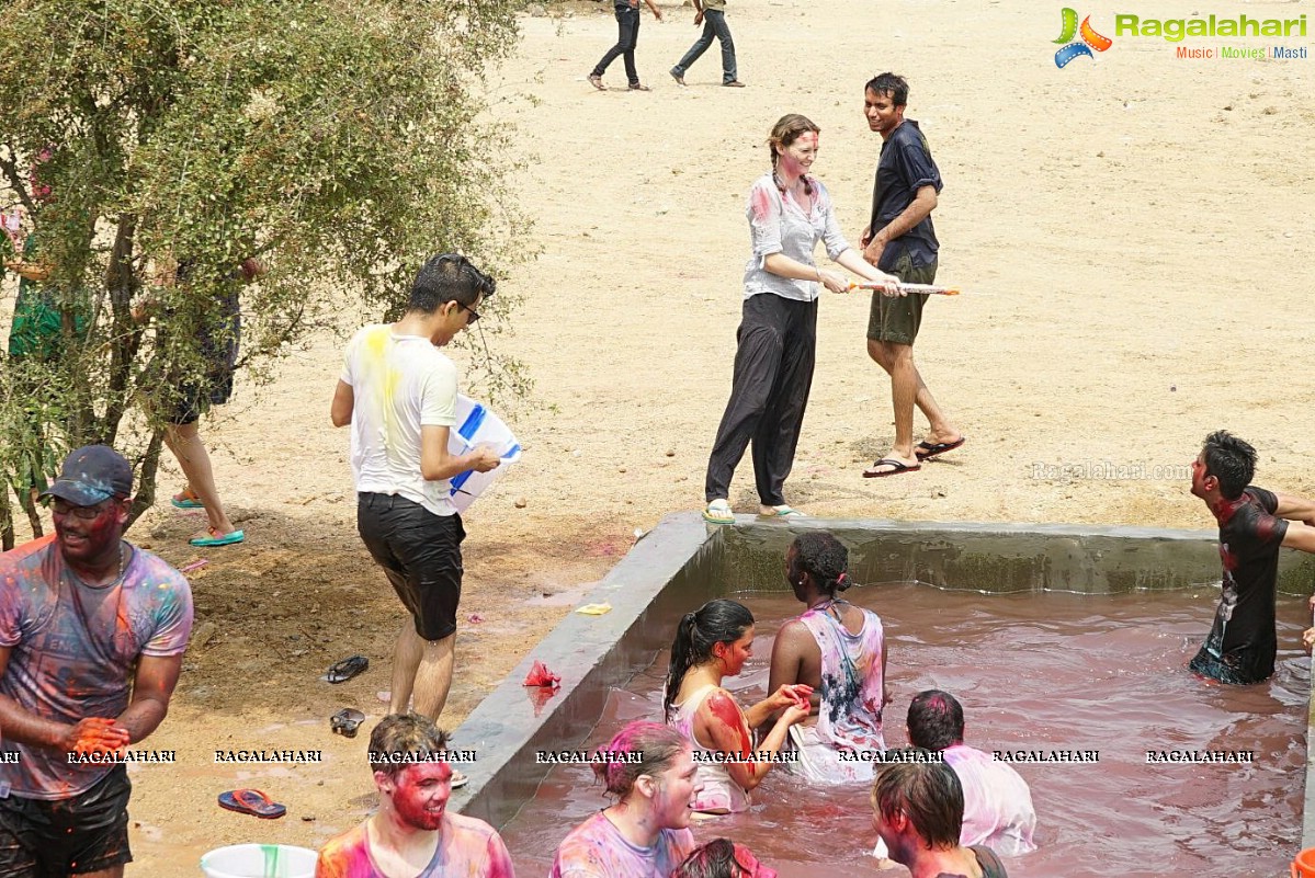 Holi Celebrations 2015 at Bhoot Bhavan, Hyderabad