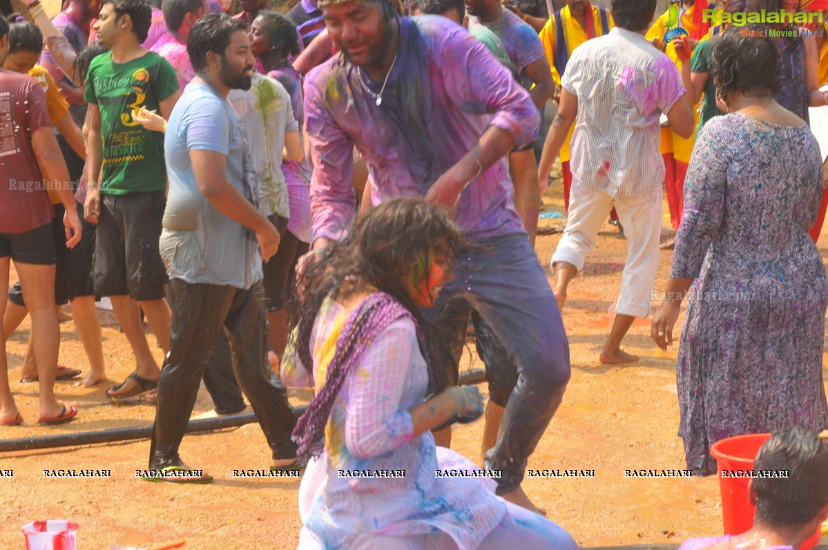 Holi Celebrations 2015 at Bhoot Bhavan, Hyderabad