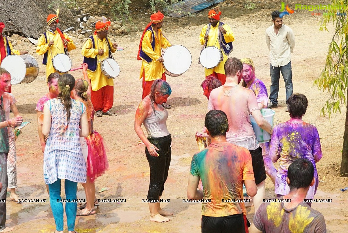 Holi Celebrations 2015 at Bhoot Bhavan, Hyderabad