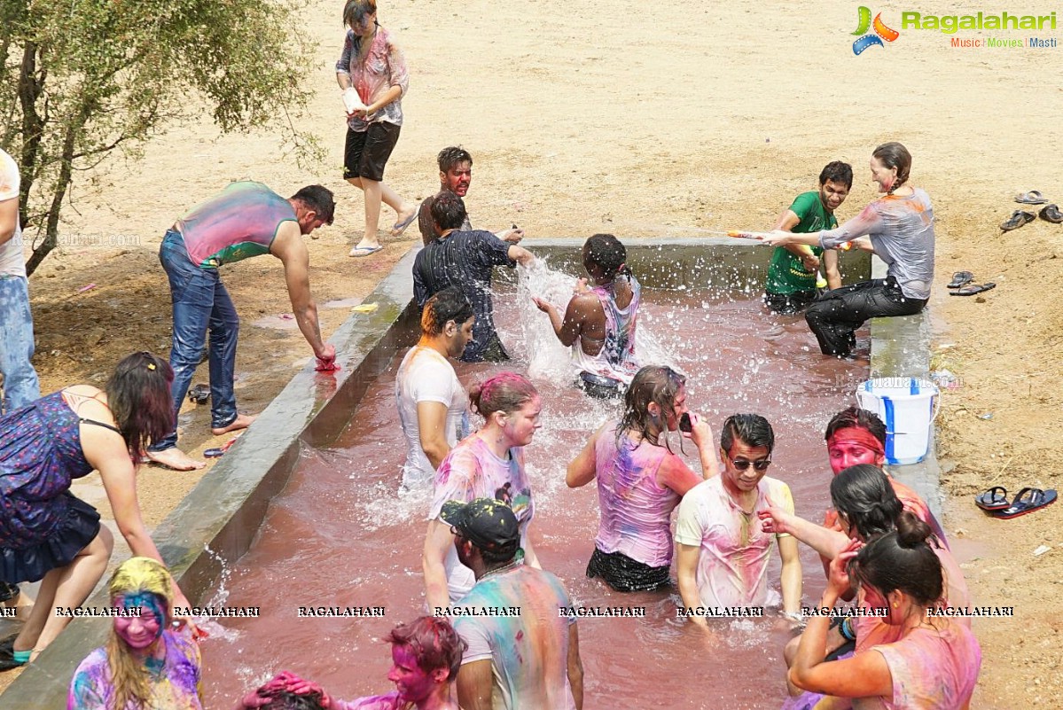 Holi Celebrations 2015 at Bhoot Bhavan, Hyderabad