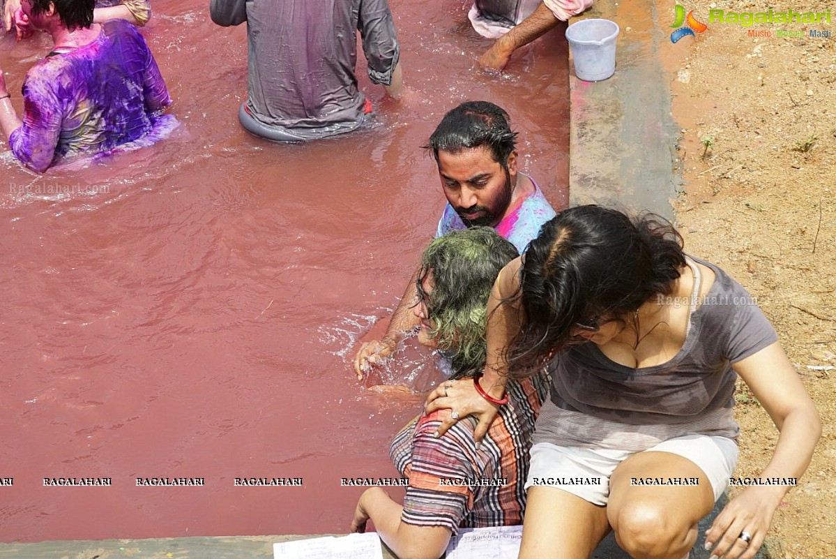 Holi Celebrations 2015 at Bhoot Bhavan, Hyderabad