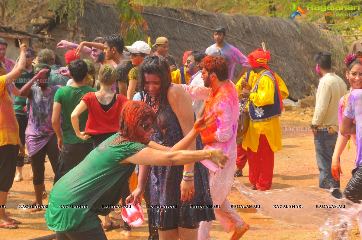 Holi Celebrations 2015 at Bhoot Bhavan, Hyderabad