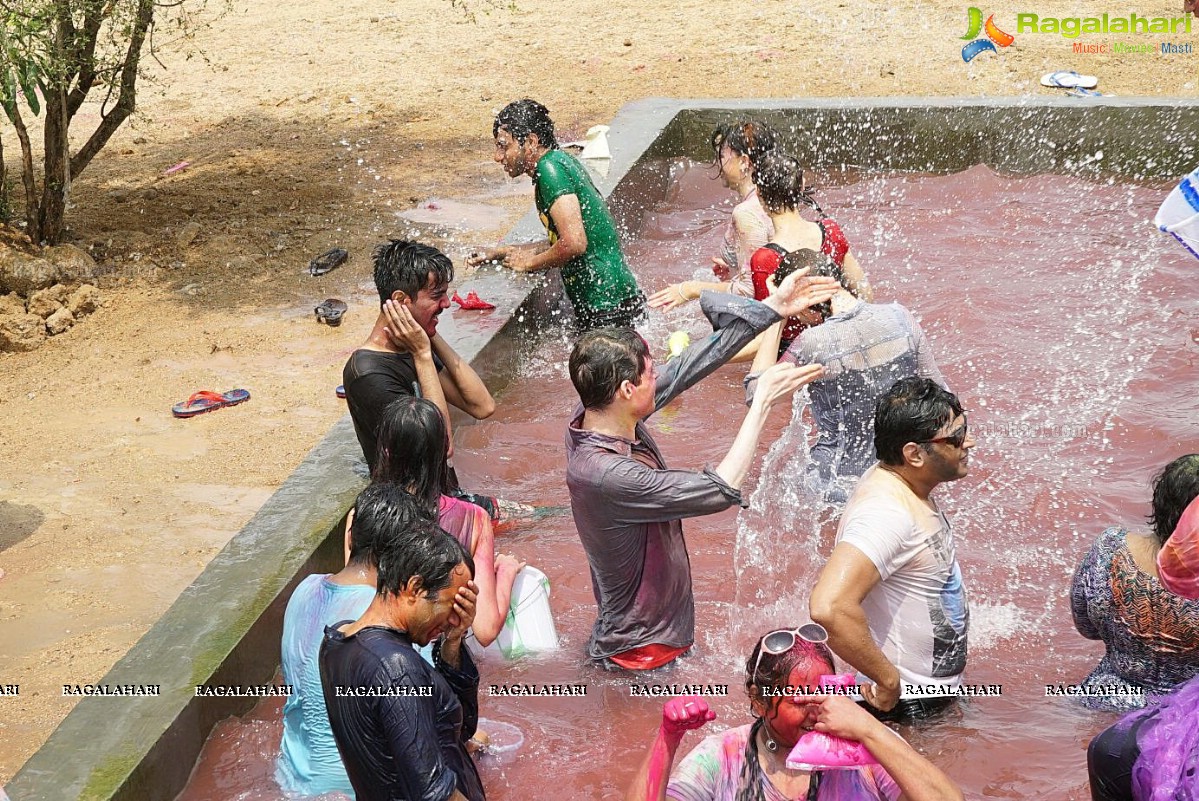 Holi Celebrations 2015 at Bhoot Bhavan, Hyderabad