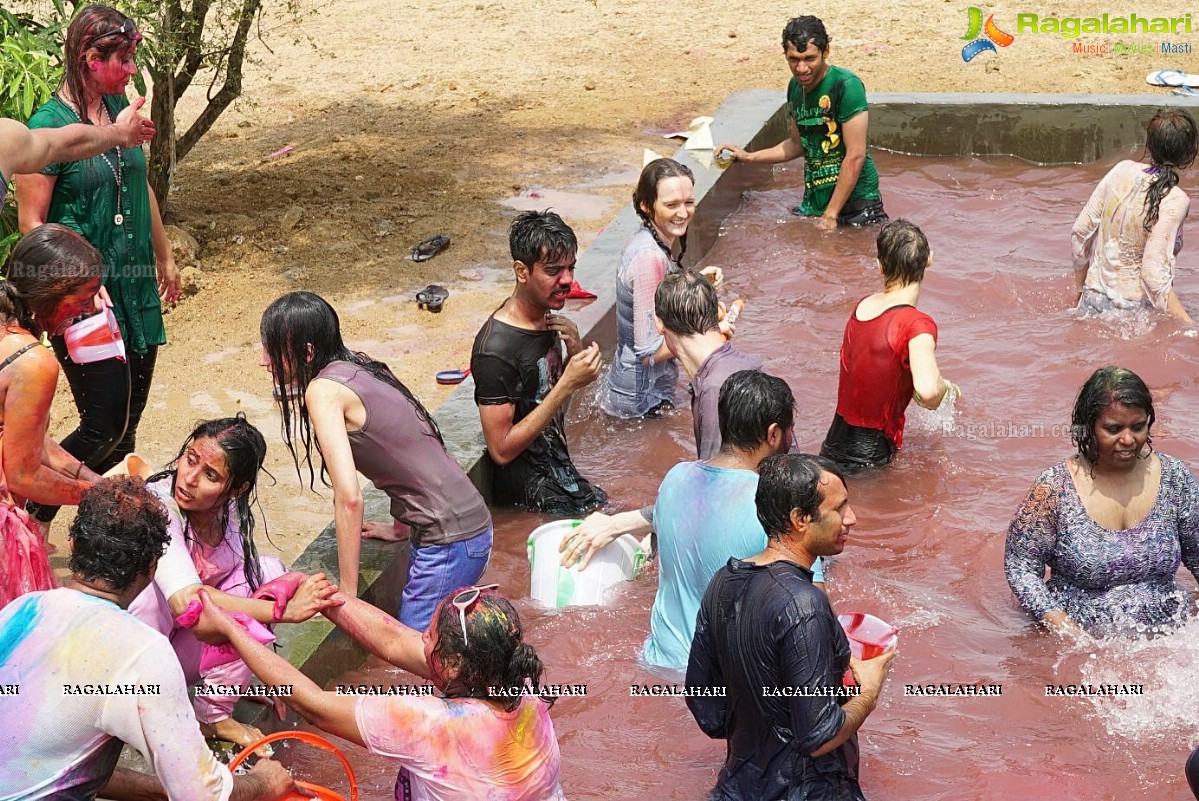 Holi Celebrations 2015 at Bhoot Bhavan, Hyderabad