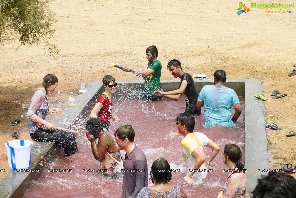 Holi Celebrations 2015 at Bhoot Bhavan, Hyderabad